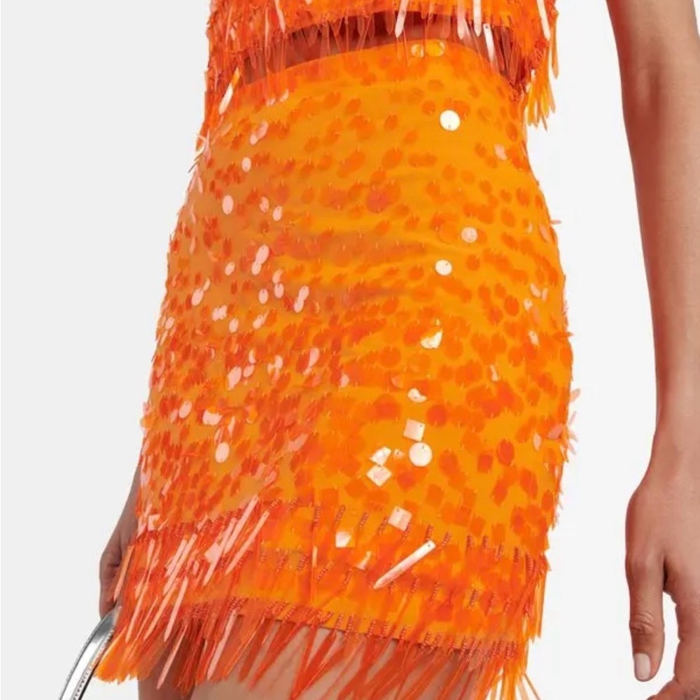 Staud Sequin Mini Skirt